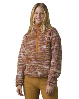 prAna Polar Escape Snap Up Women's Long Sleeve Shirt, Musk Travertine, Medium