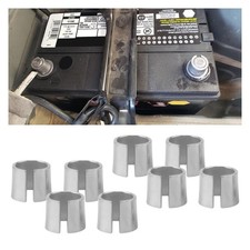 2 Pair Battery Post Shims, Pure Lead Anode Cathode Sleeves, Car 8PCS
