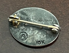 Vintage 10K Gold Chance Vought Aircraft 5 year Service Pin Pinback Badge RARE — photo 2