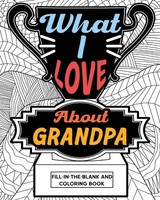 Paperland | What I Love About Grandpa Fill-In-The-Blank And Coloring Book | Buch