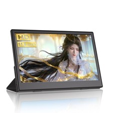 Portable Monitor 11.6'', LCD Display Small Monitor, 60Hz, Wall Mount & Desk S...