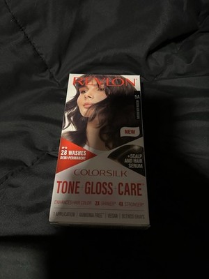 REVLON COLORSILK Demi-Permanent Hair Dye 5A Ash Brown Tone+Gloss+Care (unopened)
