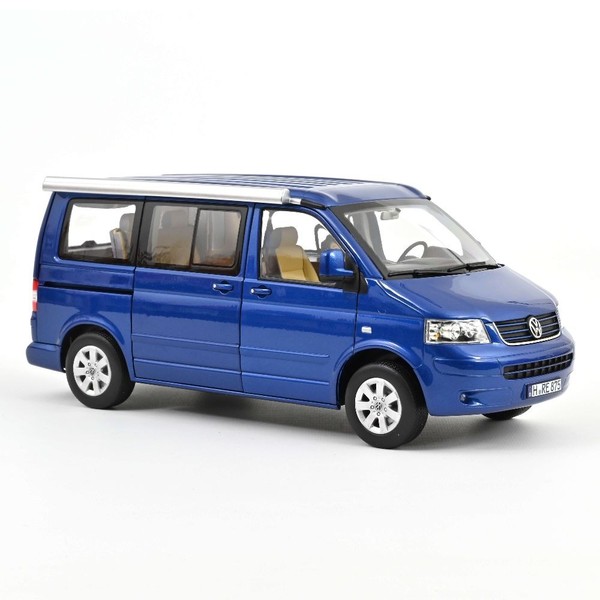 Norev 188607 Vw California 2003 Ravennablau Metallic 1:18 Neu Ovp-image