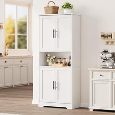 70 Inch Tall Kitchen Pantry Cabinet Storage Cabinet with Adjustable Shelves