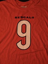 Joe Burrow Cincinnati Bengals Orange Mainliner NN Short Sleeve T-Shirt Men's 2XL