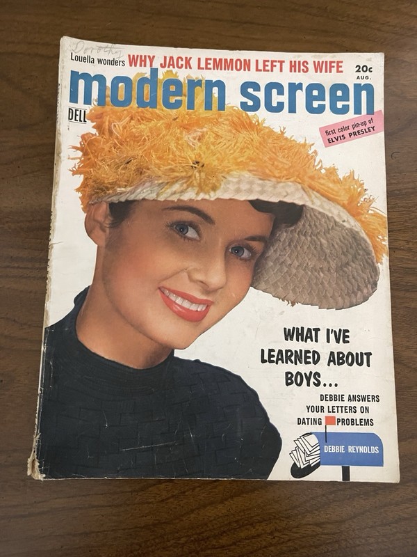Modern Screen Magazine August 1956