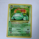 Pokémon Venusaur 15/102 Base Set Shadowless 1st Edition Holo Rare Card
