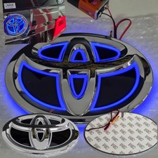 Toyota Rear Emblem Blue Led Light Logo Badge Replacement Rear