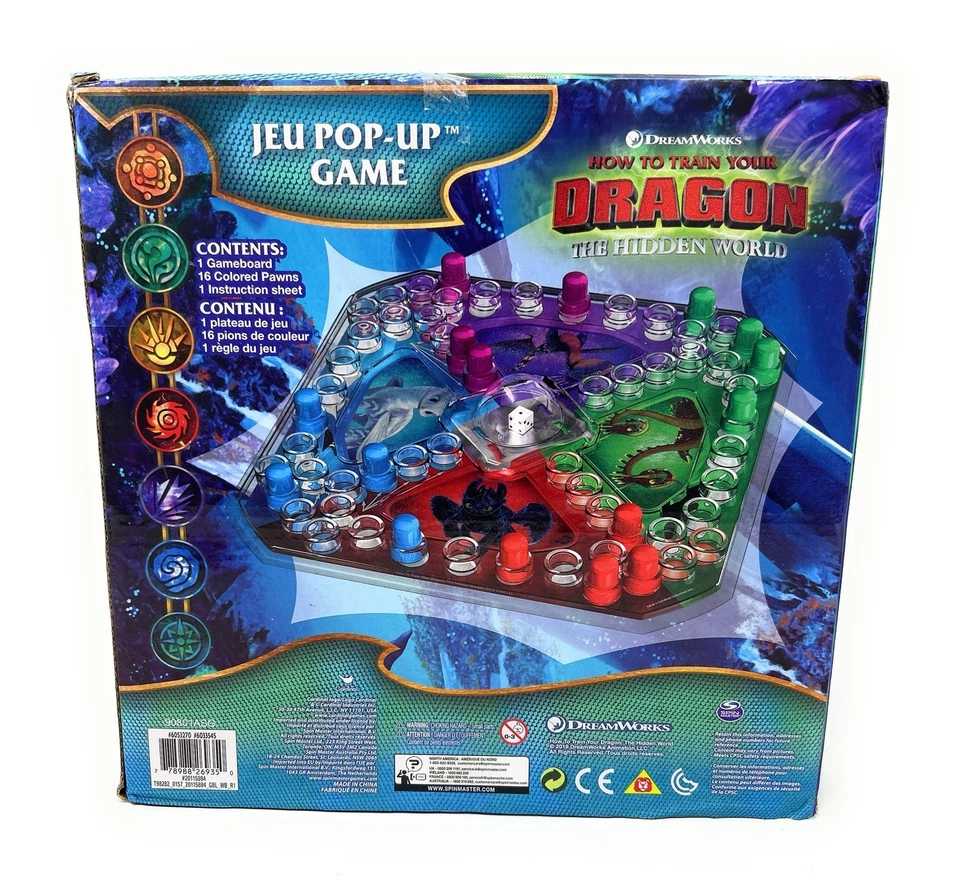 Dreamworks How To Train Your Dragon The Hidden World Jeu Pop Up Game-NEW/OTHER - Image 3 of 4