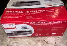 ION Audio Tape2PC USB Cassette Deck Tape Archiver Convert Tapes to Digital MP3 