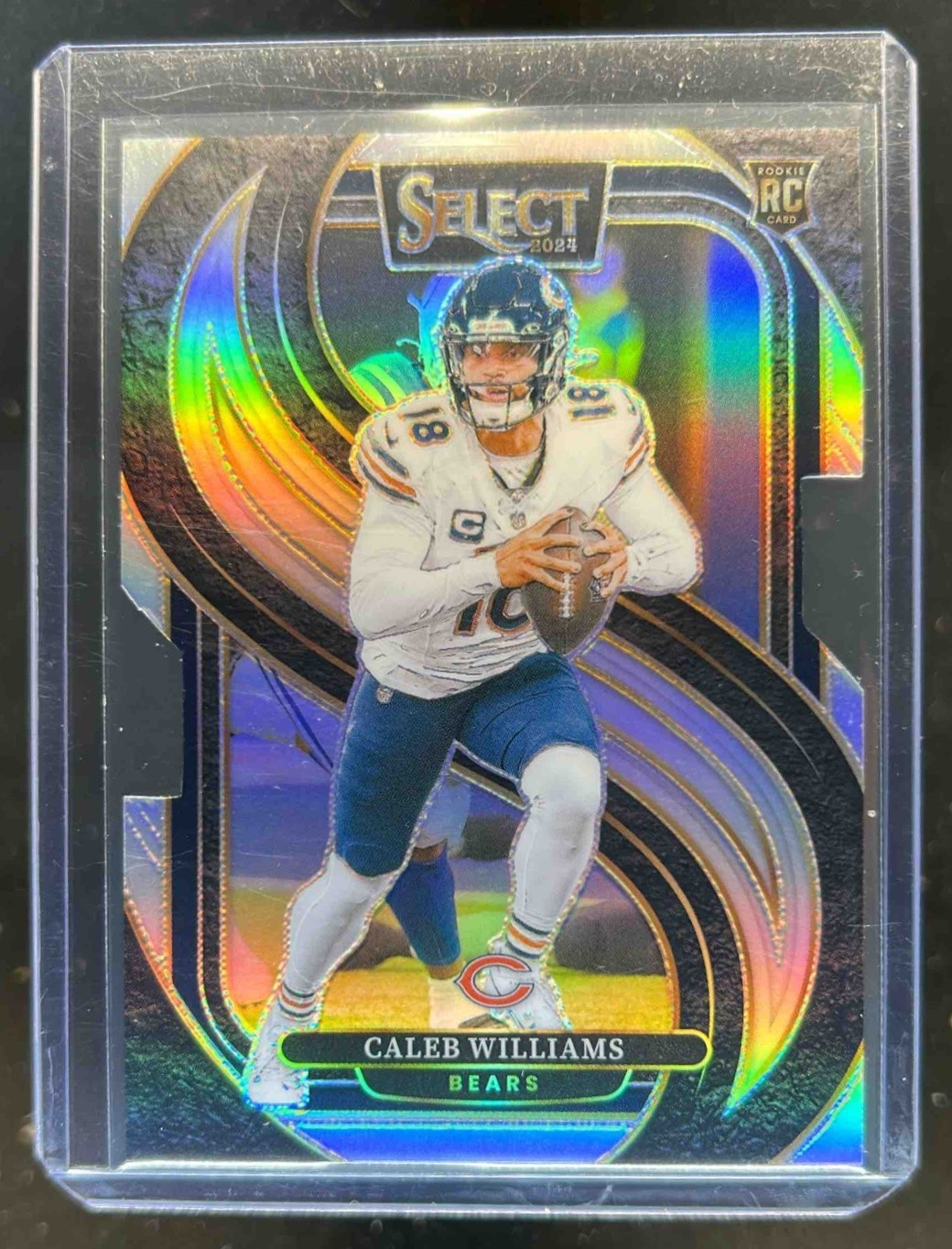 2024 Select Caleb Williams Premier RC Silver Prizm Die-Cut #114 Bears