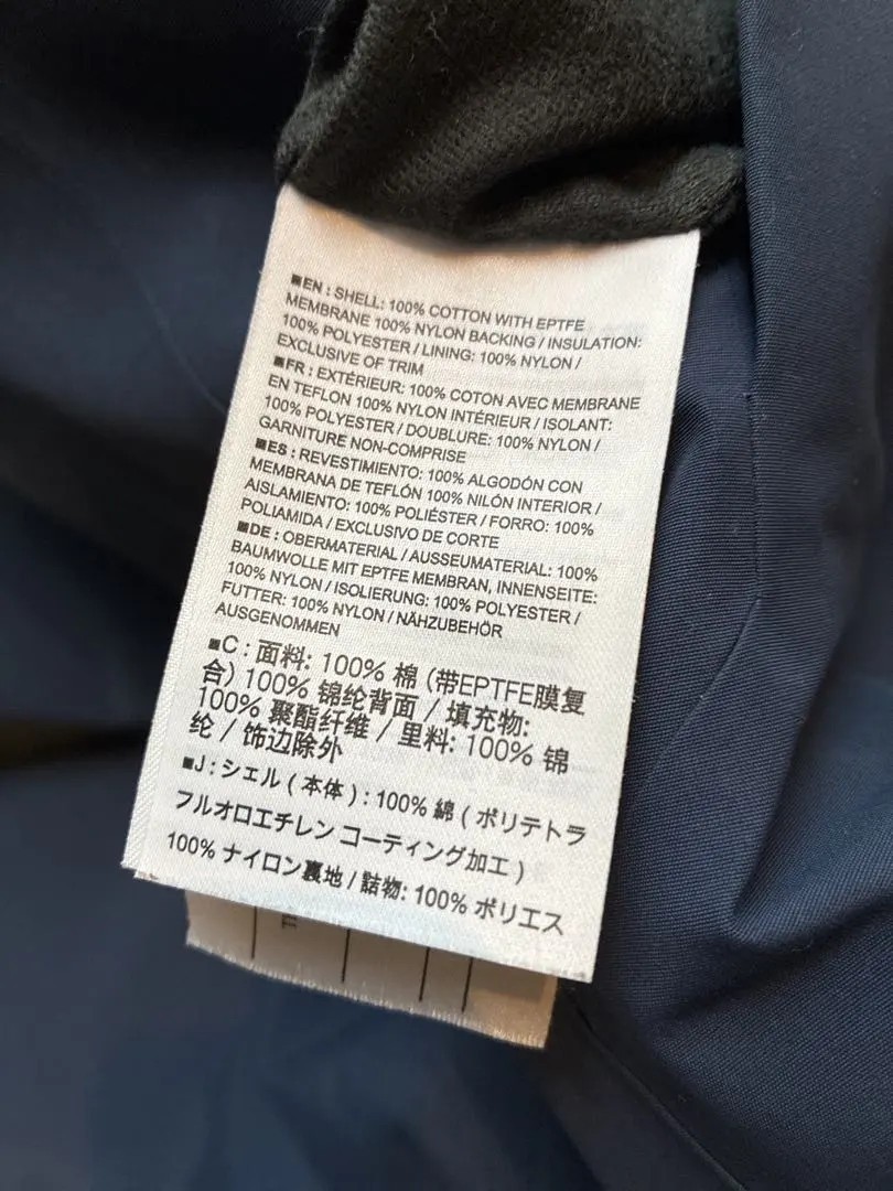 ARC'TERYX VEILANCE Galvanic IS Coat S Navy Gore-Tex Pro Used Japan image 9