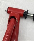Red Black Metal Heavy Duty Adjustable Foldable Indoor Bike Rack — photo 2