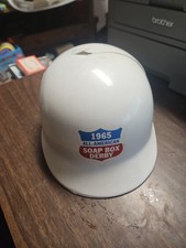 1965 All-American Soap Box Derby Hat Helmet , Crashed Broken
