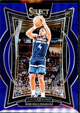 Rob Dillingham 2024-25 Panini Select #84 Blue (Retail) Rookie
