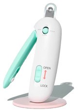 Cat Nail Clipper Cat Nail Trimmer with Clipping Debris Storage, Adjustable Siz