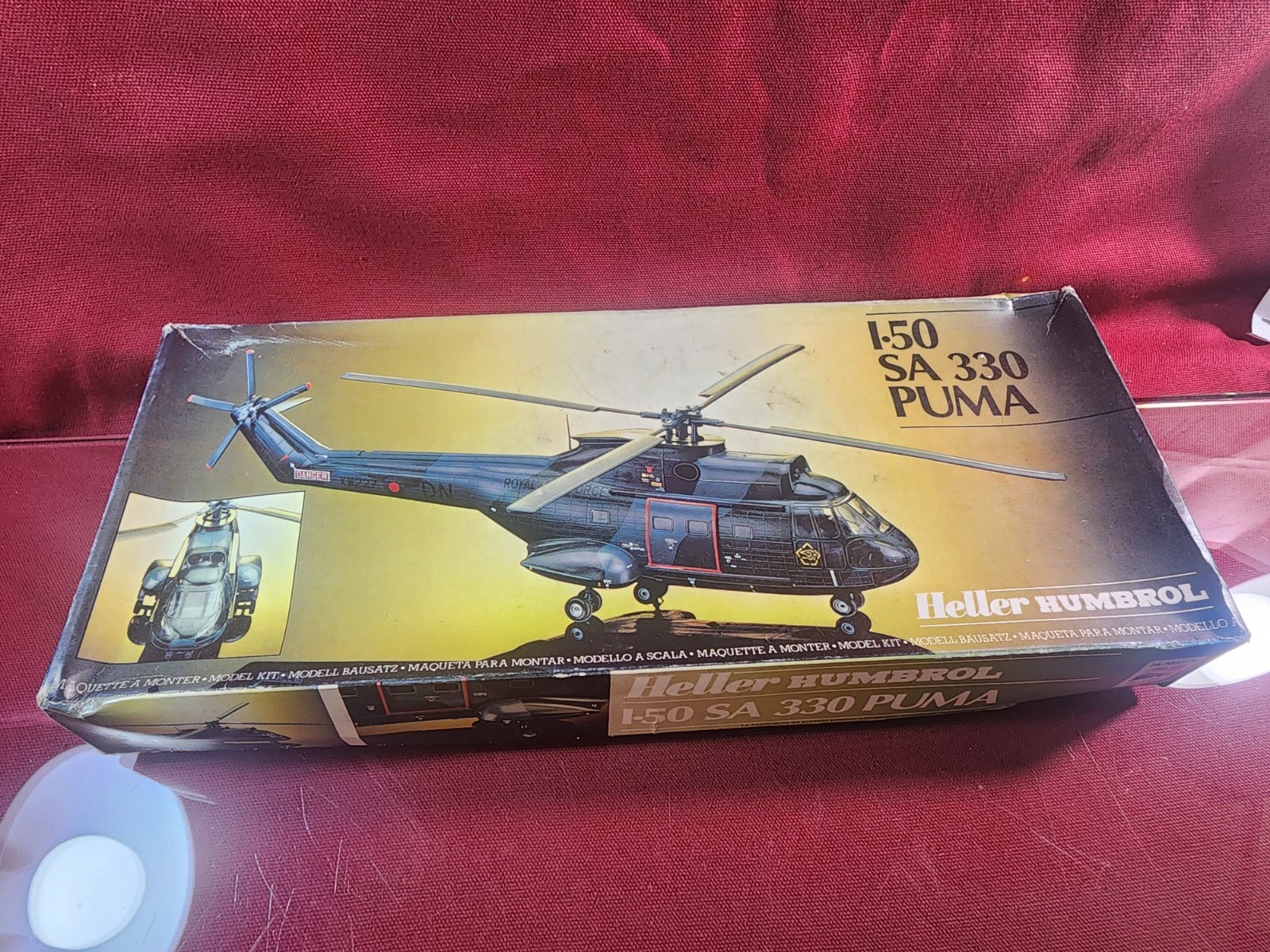 Heller Humbrol SA 330 Puma Helicopter 1:50 Model Kit #80481 Unbuilt...
