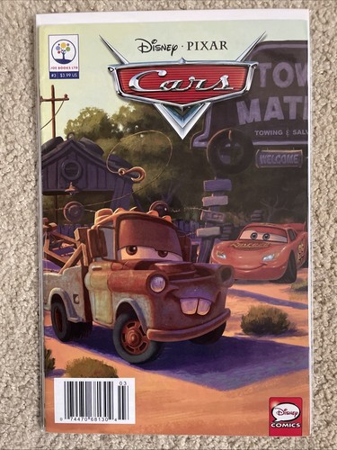Disney Pixar Cars #1-4 serie completa 2016 Joe Books LTD lotto fumetti cartoni animati - Foto 4 di 5
