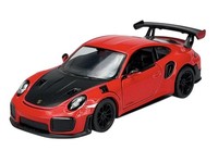 Kinsmart Porsche 911 992 GT2 Rs Rot 1:36 Die Cast Metal Model No Box KT5408