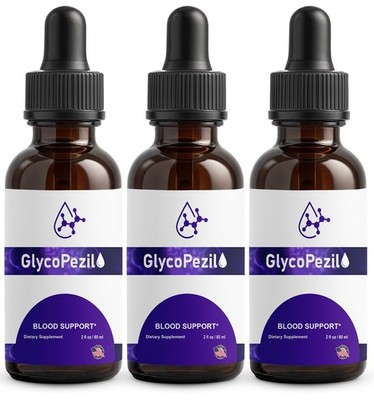 (3 Pack) Glycopezil Blood Support Drops Glyco Pezil Vitamin Supplement