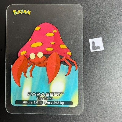 #047 Parasek Parasect Italy  Lamincard 2005 Lamincards Edibas Pokemon Karte