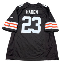 Cleveland Browns Joe Haden Jersey Men XL Brown Nike On Field Adult NFL Football