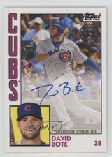 2019 Topps 1984 Topps Baseball Auto David Bote #84A-DBO Auto 4r3
