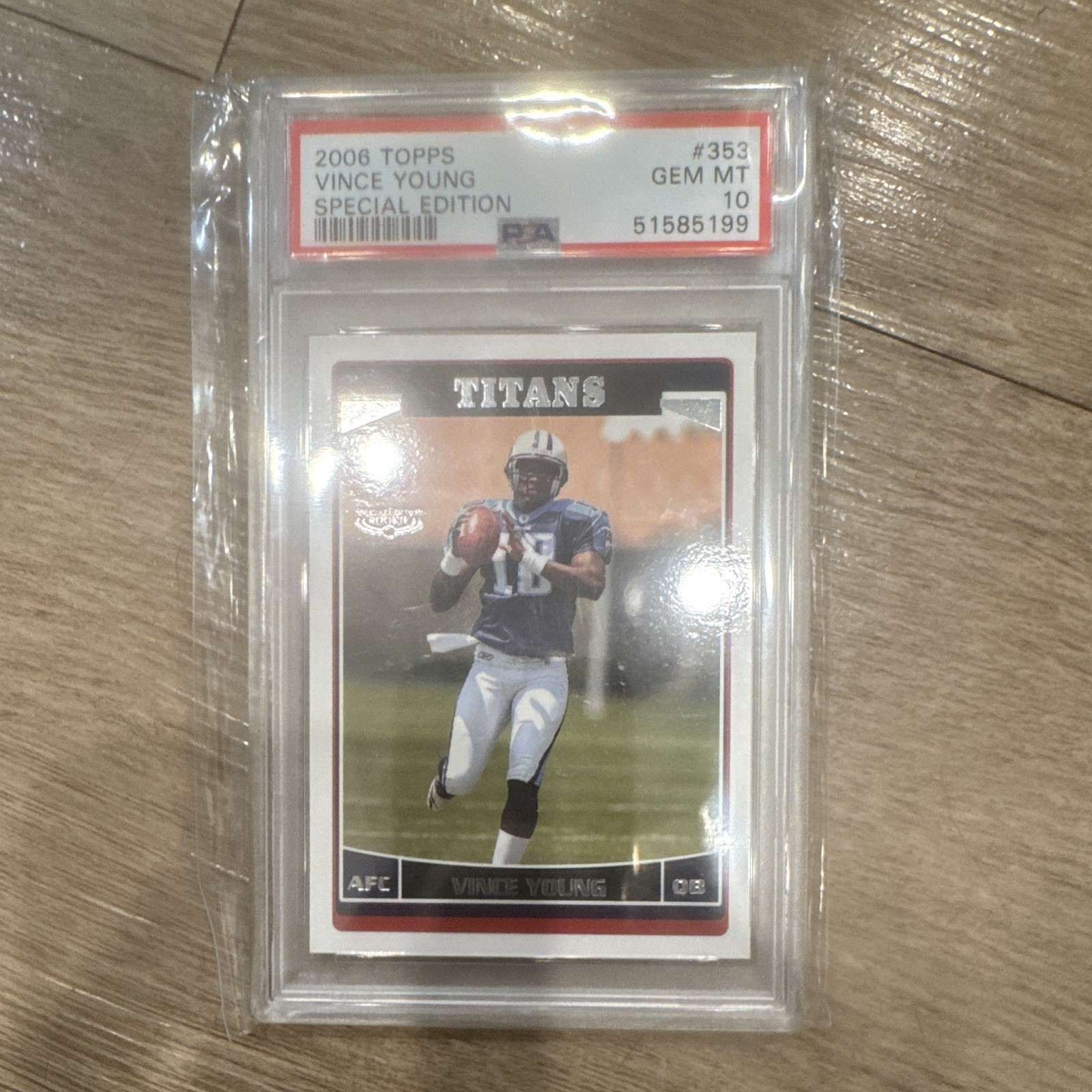 Vince Young Topps #353 Special Edition
