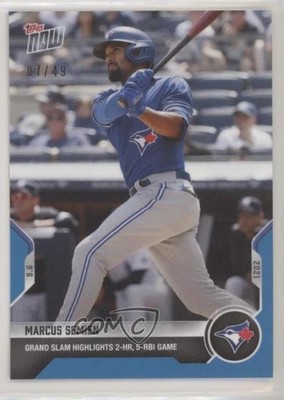 2021 Topps Now Blue 7/49 Marcus Semien #768 2f4