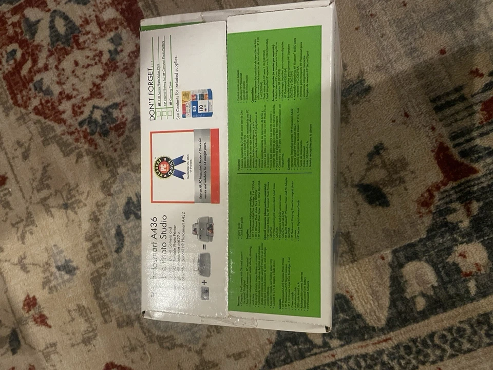 HP Photosmart A436 Portable Photo Studio NEW sealed In Box WITH EXTRAS - Image 3 of 4