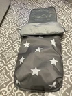 My Babiie Footmuff Grey Stars