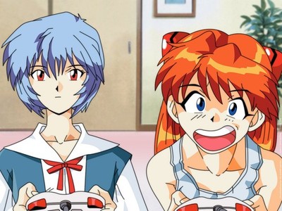 Anime Controllers Asuka Langley Soryu Ayanami Rei 11x17 Poster