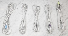 Bose Jewel Cube Speaker Wires/ Cables For Lifestyle Sytems Set of 5 WHITE