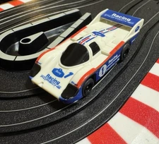 AFX TOMY SRT Shell Racing Red White Blue Porsche 956 #1 HO Slot Car Near Mint !