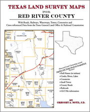 Red River County Texas Land Survey Maps Genealogy TX
