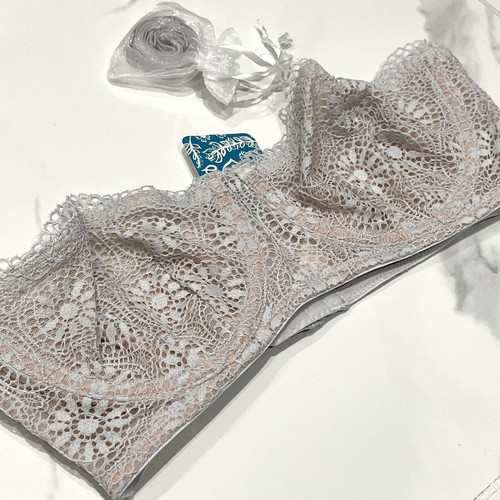 NEW $48 Free People Size 34B Starla Underwire Blue Lace Bra Convertible - Picture 2 of 7