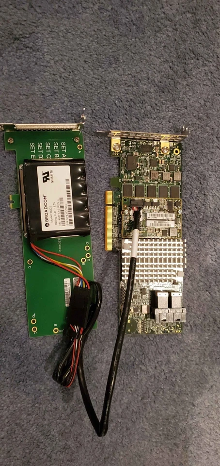 SuperMicro AOC-S3108L-H8iR HP PCIe-x8 SAS 8-Port RAID Controller CacheVault+BAT - Image 1 of 1