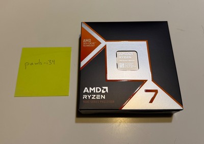 AMD Ryzen 7 9800X3D 5.20GHz AM5 CPU (In hand, new in-box)