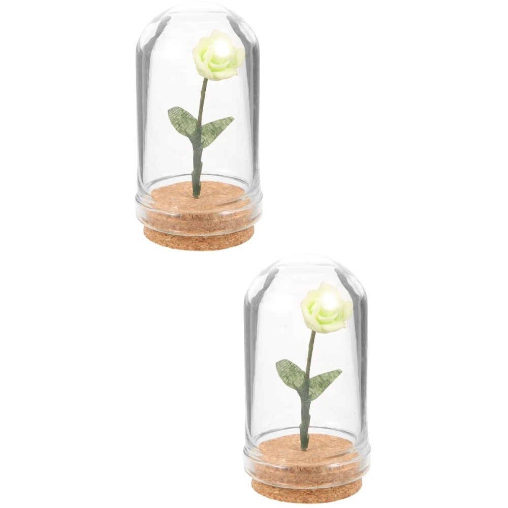 2 Count Resin Preserved Flower Mini House Plants Upholstery Trim eBay