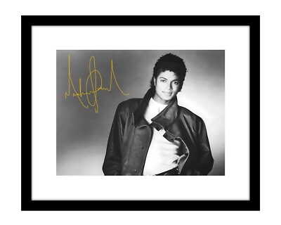 Michael Jackson 8x10 Signed photo print American popstar
