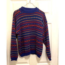Vintage Eddie Bauer Retro 80s or 90s women  s sweater size Medium
