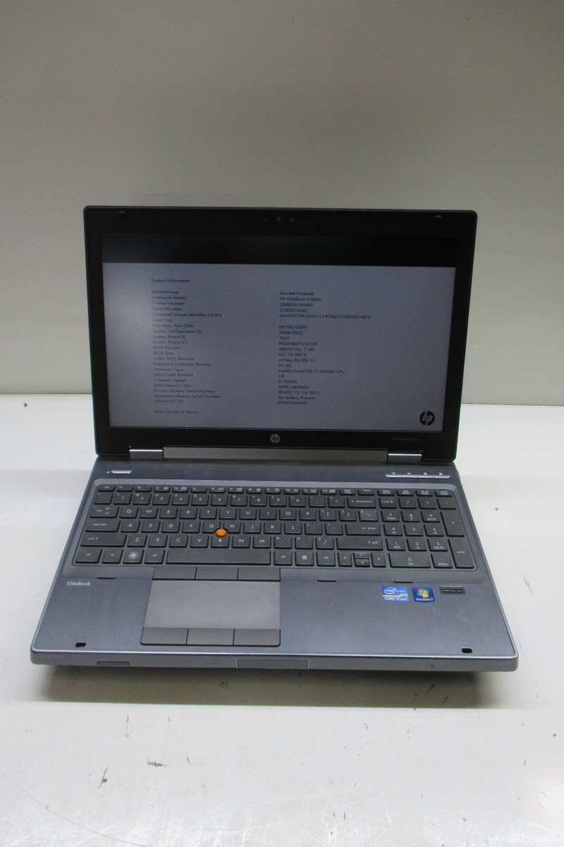 HP EliteBook 8560W 15