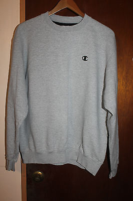 Gray Sweater Size Large Small Logo 