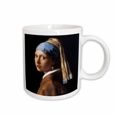 3dRose Girl With a Pearl Earring by Jan Vermeer Mug