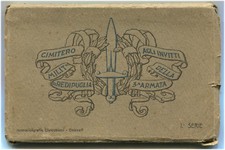 WW1 MILITARY, BOX SET + 15 POSTCARDS, REDIPUGLIA CEMETERY 3^ ARMY, 1^ SERIES