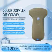 Portable Wireless Ultrasound Probe Scanner Portable Machine 96E Convex array