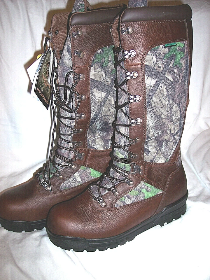 Mens Snake Proof Boots Waterproof Boots Camo Hunting Boots Leather Boots 12 Reg - Image 3 of 4