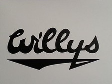 Decal For Willys Overland Script Mopar Jeep Mb Military Dodge Power Wagon M170