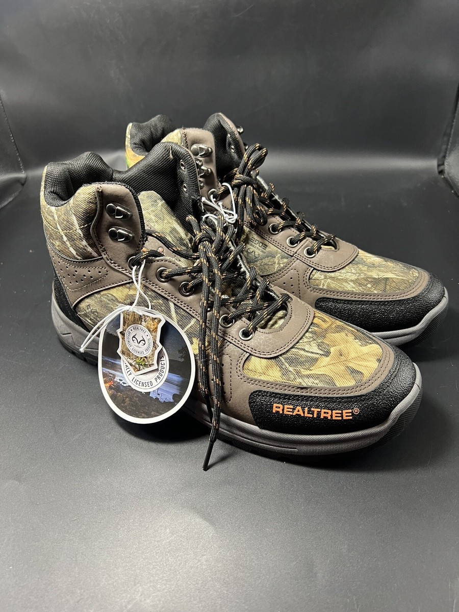Realtree Outfitters Men\'s Trace Camo Boot Shoes Brown Camouflage Size 12 Realtree Outfitters Trace Brown Camouflage Hiking Boots  main image 3