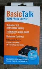 BasicTalk HT701 Home Phone Service VoIP - Open Box